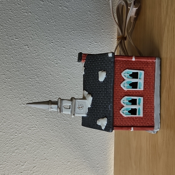 Vtg First Church Of Pleasantville Lamp Pleasantville 1893 An 1890's Christmas - Picture 5 of 11